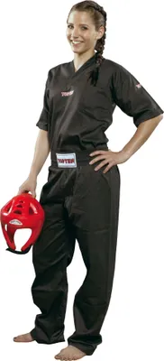 Produktbild von Kickbox-Anzug Classic schwarz 200