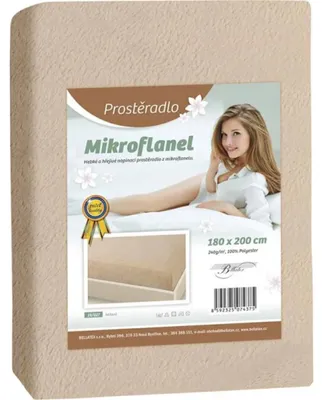 Imagen del producto de Sábana de microfelpa - Beige - 90x200 cm