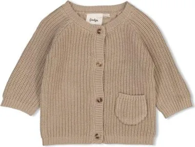 Produktbild von Feetje Strickjacke Gestrickt - The Magic Is In You - Taupe - Gr. 74 | Feetje