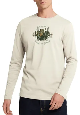 Produktbild von Star Wars Endor Protect Our Forests Premium Langarmshirt Herren, M, Naturweiß