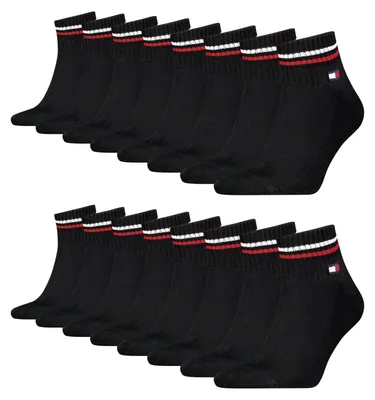 Produktbild von 8 Paar Tommy Jeans Herren Quarter Iconic Socken