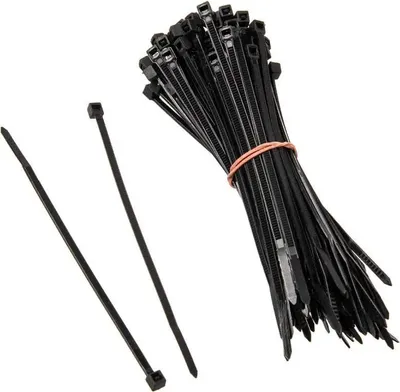 Zdjęcie produktu dla Opaski zaciskowe Kolink, 100 szt. 100mm, 2,5mm, czarne