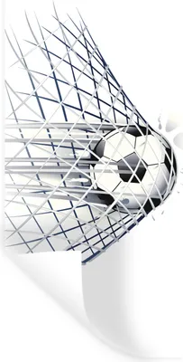 Produktbild von MuchoWow® Wandtattoo Wandsticker Wandaufkleber Eine Illustration eines Fußballs, der ins Tor geht - Jungen - Mädchen - Kinder 80x160 cm Selbstklebend und Repositionierbar - Sticker - Dekorfolie