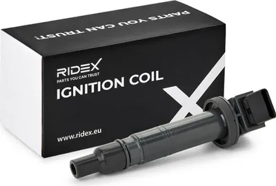 Produktbild von RIDEX 689C0116 Zündspule für TOYOTA Yaris Schrägheck (P9) Yaris Schrägheck (P13) AURIS (NRE15, ZZE15, ADE15, ZRE15, NDE15) AVENSIS Kombi (T25)