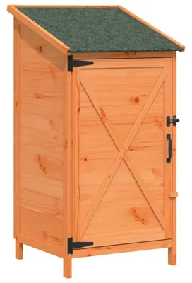 Obrázok produktu pre Záhradný prístrešok Hnedá 59,5 x 56 x 113,5 cm Kompozitné drevo