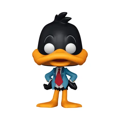 A Funko Pop! vinyl figure of Daffy Duck dressed as a coach.