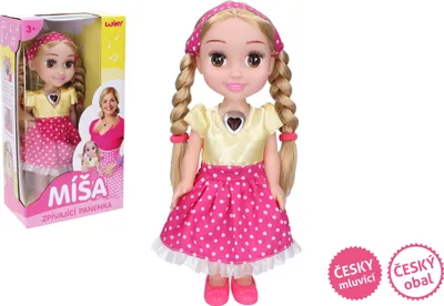 Image de WIKY Poupée chantante Mischa Ruzicka 33 cm - Emballage tchèque