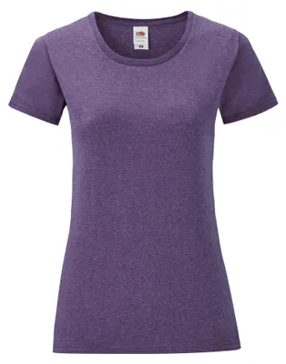 Produktbild von Fruit of the Loom - "Iconic 150" T-Shirt für Damen FK2930 (M) (Heideviolett)