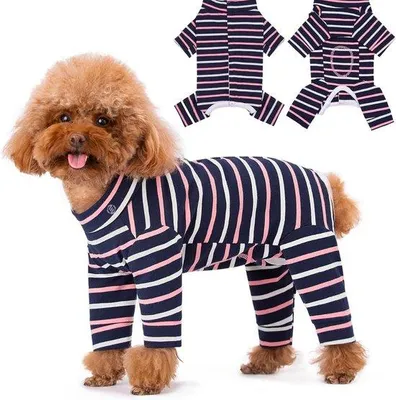 Produktbild von Hundepyjama aus Fleece für große Hunde