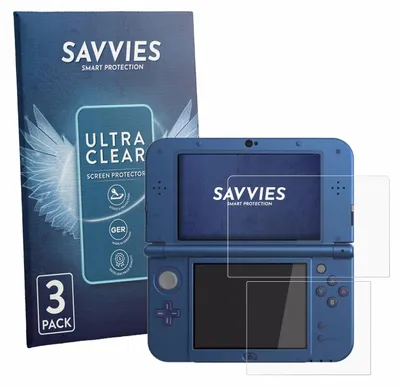 Produktbild von 6x Für Nintendo New 3DS XL Schutzfolie Savvies Displayschutz Display Schutz Folie Klar Transparent