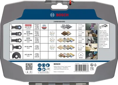 Immagine prodotto di BOSCH PROFESSIONAL Cutting Blade Set - 5 pcs - Oscillating Blades for Multi-Tools