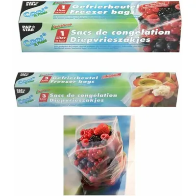 Produktbild von Papstar 14193, 1 l, Transparent, 200 mm, 180 mm, 20 Stück(e), Box