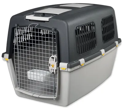 Image de Cage de transport Gulliver 64 × 64 × 92 cm gris clair/gris foncé