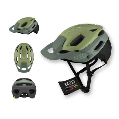 Produktbild von KED Pector ME-1 Mountainbike Helm: Mips Schutz, BOA® Fit System, Fidlock Magnetverschluss, 14 Belüftungsöffnungen Farbe: olive matt Größe: 58-61 (L)