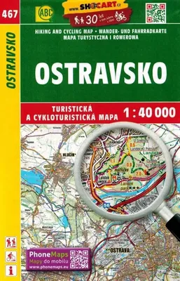 Produktbild von Wanderkarte Tschechien Ostravsko 1 : 40 000