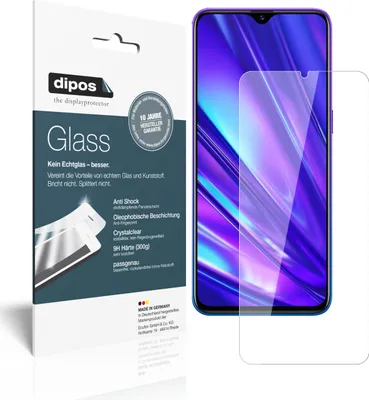 Obrázek produktu pro 2x Ochranná fólie pro Oppo Realme 5 - Anti-Shock 9H Film dipos Glass Plastic Glass