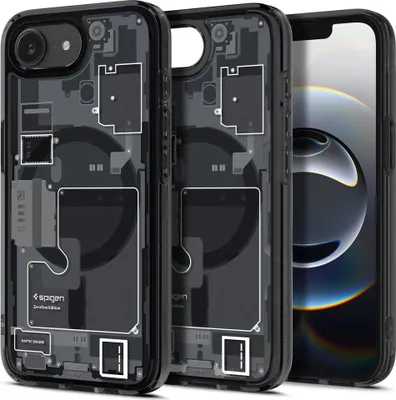 Produktbild von Spigen Ultra Hybrid Zero One (MagFit), Cover, Apple, iPhone 16e, 15,5 cm (6.1"), Schwarz