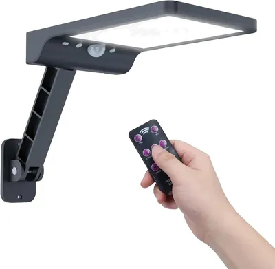 Image de Lampe d'extérieur solaire, 48 LED, détecteur de mouvement, 1 lot