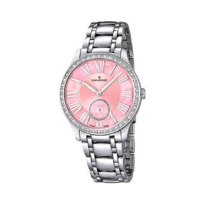 Produktbild von Candino Damen Uhr Armbanduhr C4595/2 Saphirglas pink silber