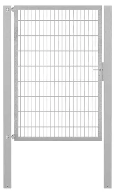 Immagine prodotto di Alberts 635275 Cancello singolo Flexo con accessori, zincato a caldo, larghezza 125 cm, altezza 180 cm