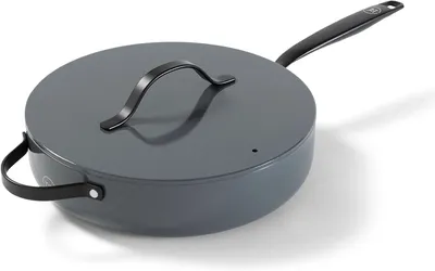 Image de Casserole avec revêtement antiadhésif en céramique, 28 cm, idéale pour la cuisine