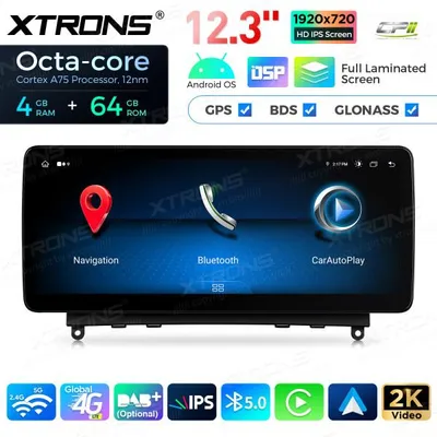 Produktbild von Xtrons QLM2240M12C40 Android Autoradio Mercedes-Benz C-Klasse W204 12,3 Zoll