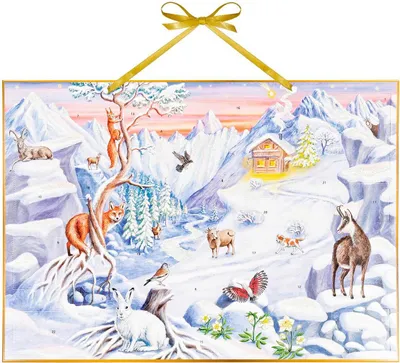 Produktbild von Adventskalender »Unsere Tiere in den Alpen«