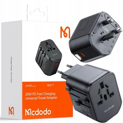 Image de Mcdodo Travel Charger Usb Adapter 20W Eu Us Uk