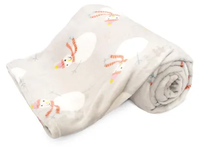 Obrázek produktu pro ARÔME HOME Mikroflanelová deka, Sněhuláci
