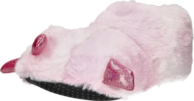 Produktbild von Pinker Fun Hausschuh mit Obermaterial aus Textil, ohne Verschluss und Absatz
