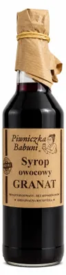 SYROP OWOCOWY GRANAT 500ML PIWNICZKA BABUNI