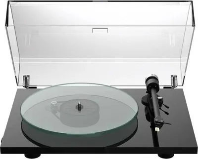 Obrázek produktu pro Pro-Ject T2W-BLACK, Manuální, Černá, Průhledná, 78 ot/min, 542 mm, 412 mm, 300 mm