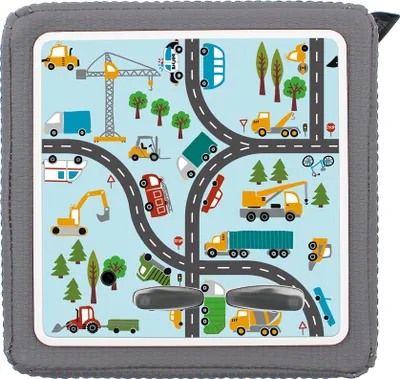 Produktbild von Schutzfolie kompatibel mit Toniebox 1 passgenaue Folie mit Motiv matt Zubehör selbstklebendes Schutzcover Kratzschutz für Musikbox Y031-26 Spielstraße