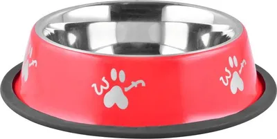 Image de Gamelle MagicHome Woof, 33 cm, 2000 ml, rouge, pour chien