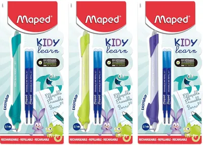 Immagine prodotto di Maped 229501 Maped KIDY learn Penna a sfera per imparare a scrivere, assortita, confezione blister