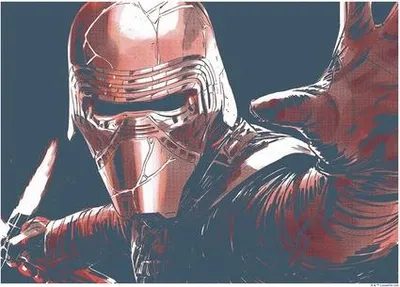 Produktbild von Poster Star Wars Faces Kylo 40x30 cm