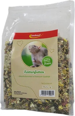 Produktbild von zookauf Nager Futter Premium für Ratten 900 g