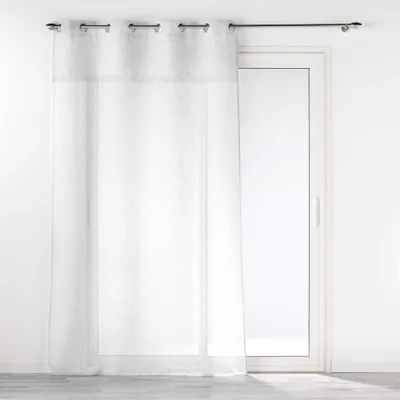 Produktbild von Gardine mit Ösen und Fransen ELEANIA, 140 x 240 cm