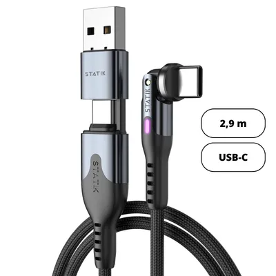 Image de Câble statique POWERPIVOT™ USB-C (2,9m)