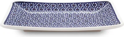 Produktbild von Original Bunzlauer Keramik Essteller flach rechteckig 21,5x14,61x2,8 cm im Design 120