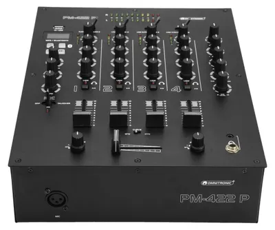 Obrázok produktu pre OMNITRONIC PM-422P 4-Kanal-DJ-Mixer mit Bluetooth und USB-Player (10006878)