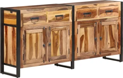 Zdjęcie produktu dla Szafka, 172x35x80 cm, drewno akacjowe z miodowym wykończeniem