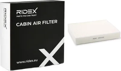 Produktbild von RIDEX 424I0250 Innenraumfilter Pollenfilter für FORD Fiesta Mk5 Schrägheck (JH1, JD1, JH3, JD3) FUSION (JU) ECOSPORT Fiesta Mk5 Kastenwagen für MAZDA