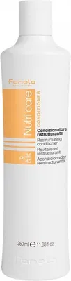 Produktbild von Fanola Nutricare Restructuring Conditioner, Frauen, trockenes Haar, Feuchtigkeitsspendend, Nährend, Revitalisierend, Glanz, Weichmachend, 350 ml, Flasche, Arganöl, Leinöl