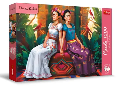 Image de PUZZLE 1000 Trefl Premium Plus Frida Kahlo Deux Visages 12095