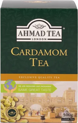 Produktbild von Ahmad Tea - sypaný čierny čaj s príchuťou kardamónu 500gr