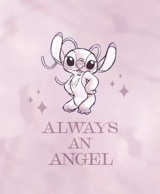 Produktbild von Wandbild - Stitch Always an Angel - Größe 50 x 70 cm