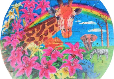 Image de The Wild Puzzle Puzzle en bois - Puzzle animalier A Beautiful Shelter 83 pièces
