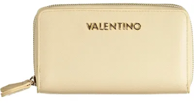 Immagine prodotto di Portafoglio da donna beige con zip e doppi scomparti