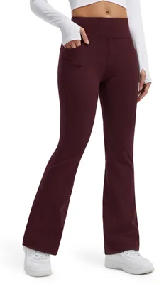 Produktbild von Solidchoice – Thermische Leggings mit ausgestelltem Bein und Taschen für Damen